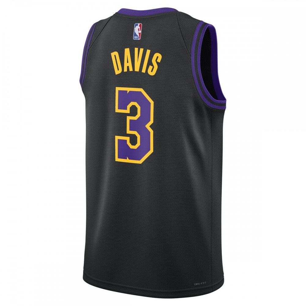 Anthony Davis Los Angeles Lakers Unisex 2023/24 Swingman Jersey - Black - City Edition-Pro Kit Vault | Brand New 26/27 Sports Jerseys